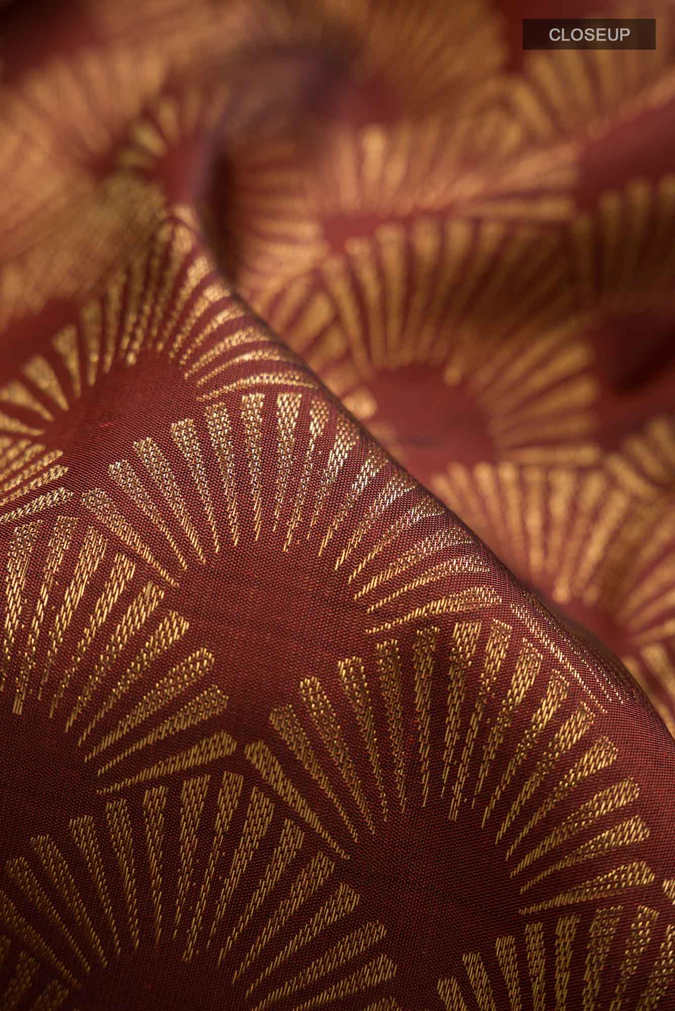 Tara-Maroon Kanchipuram Silk Saree