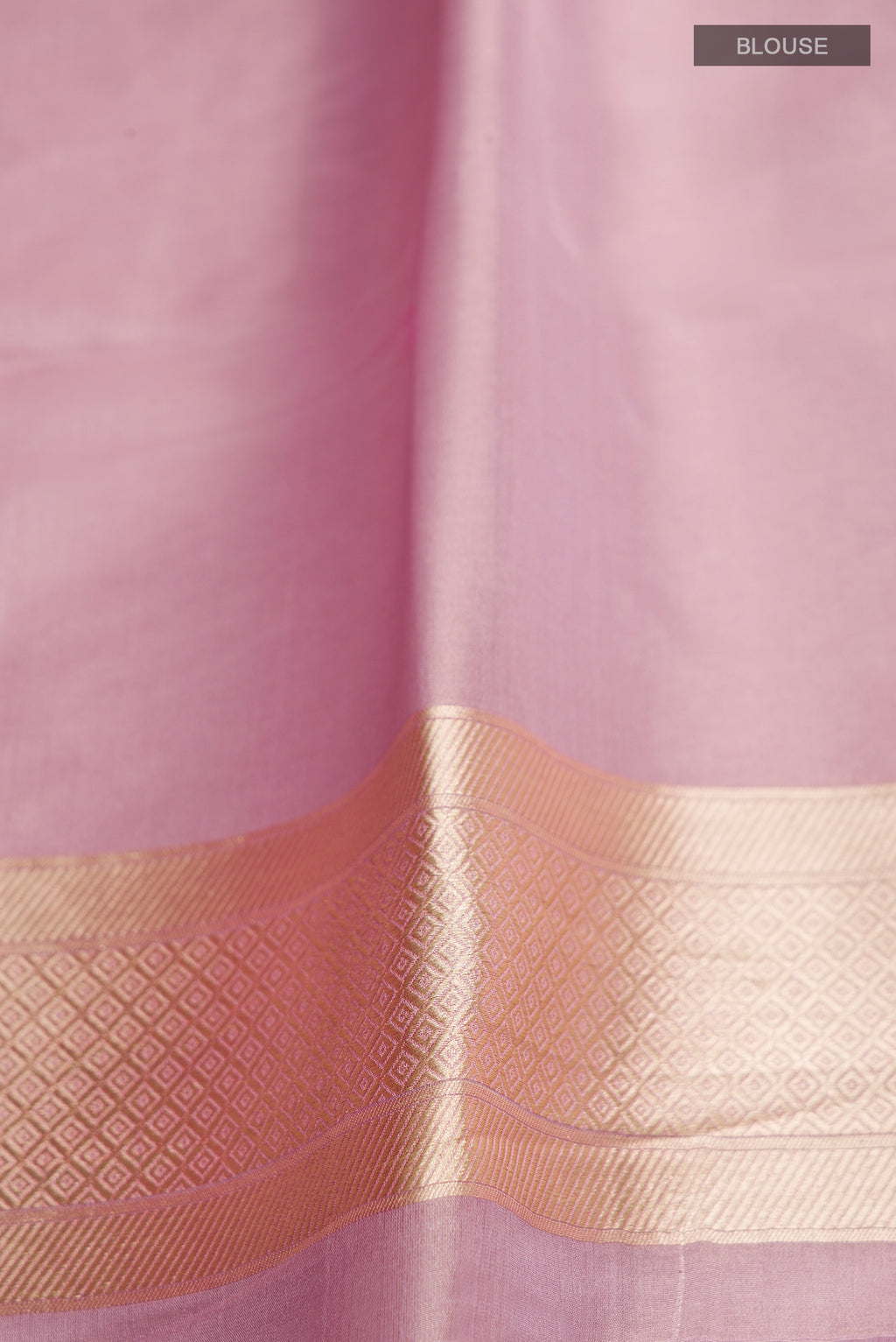 Antara-Rose Gold Banarasi Silk Saree