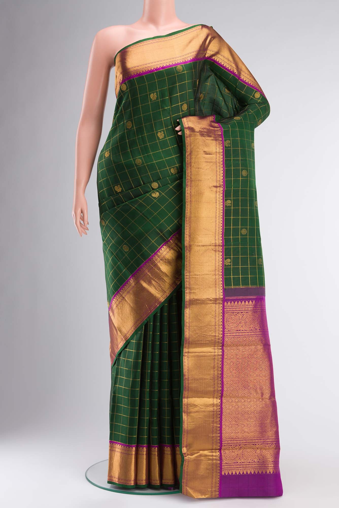 Green Kanchipuram Silk Saree