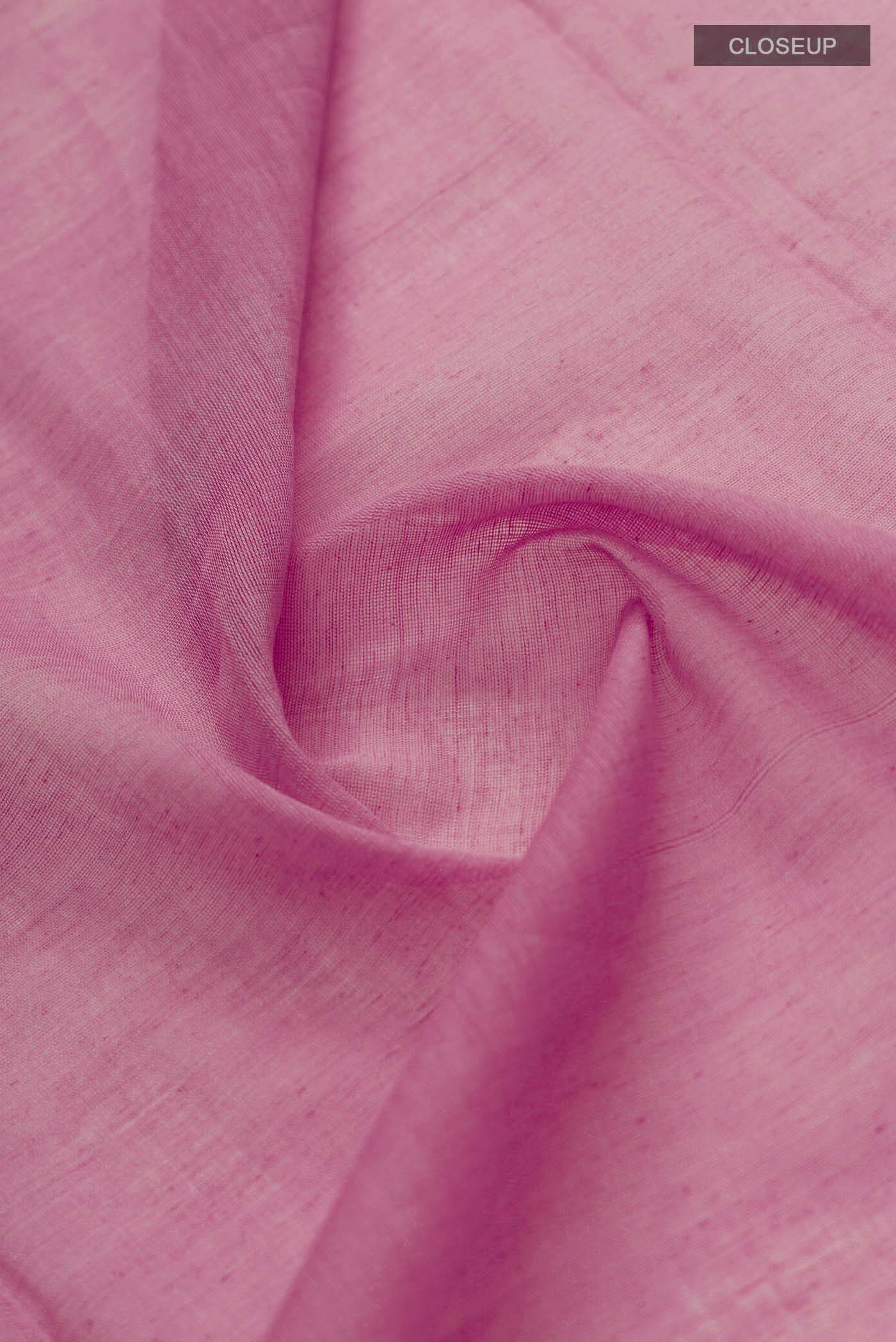 Suchitra-Light Pink Bengal Cotton Saree
