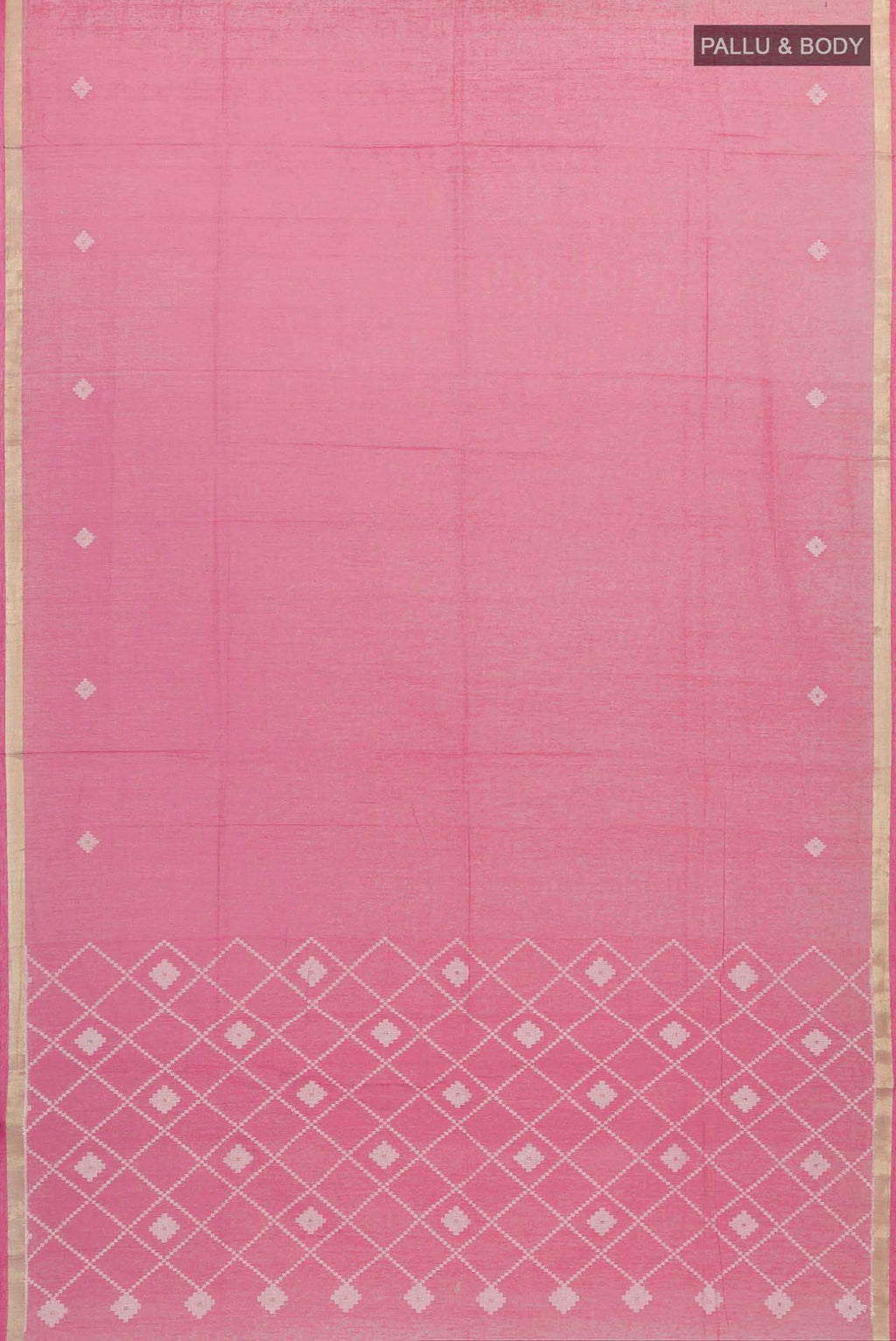 Suchitra-Light Pink Bengal Cotton Saree