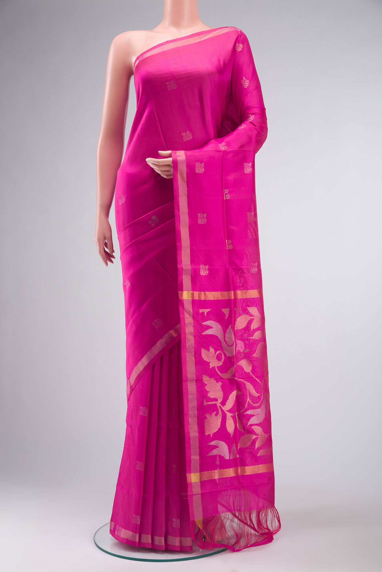Pink Uppada Silk Saree