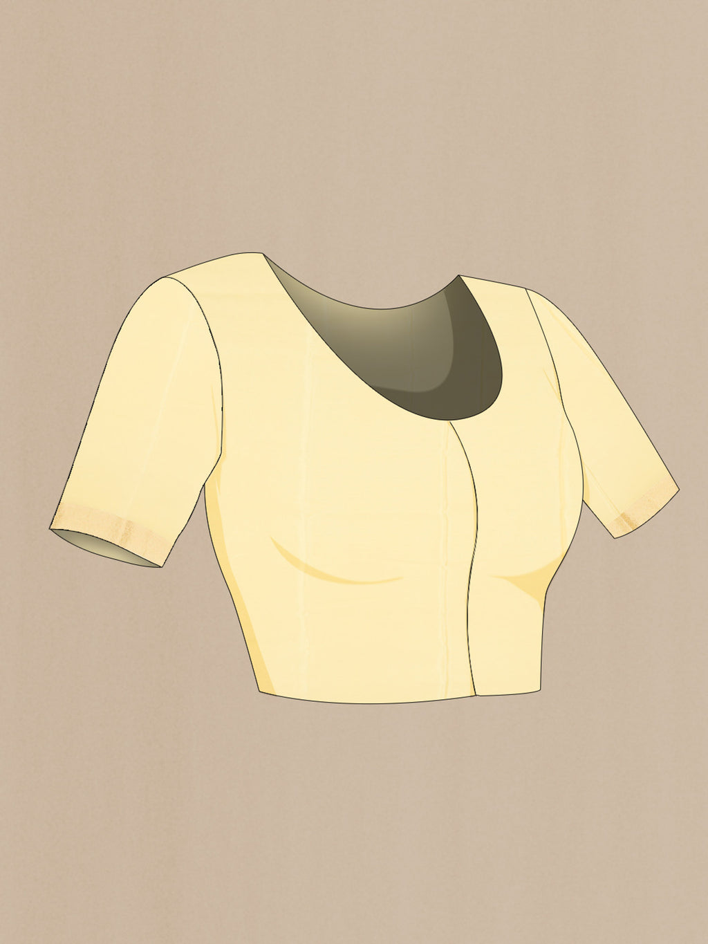 Yellow Mysore Crepe Saree