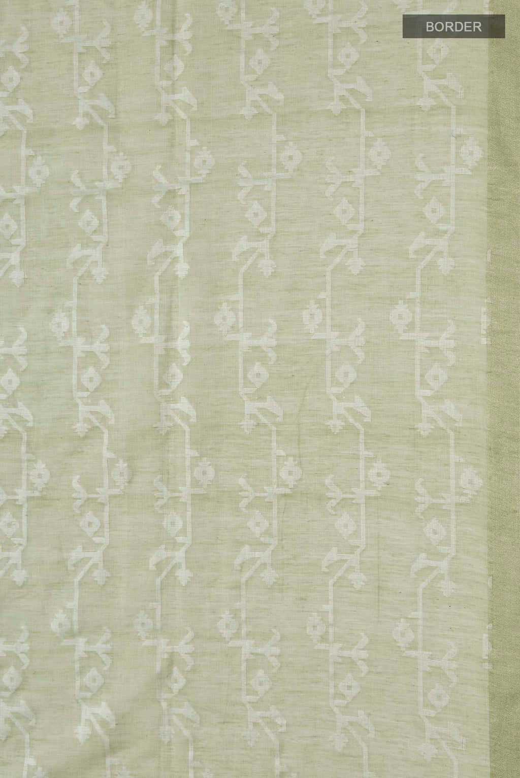 Kadambini-Light Green Bengal Cotton Saree