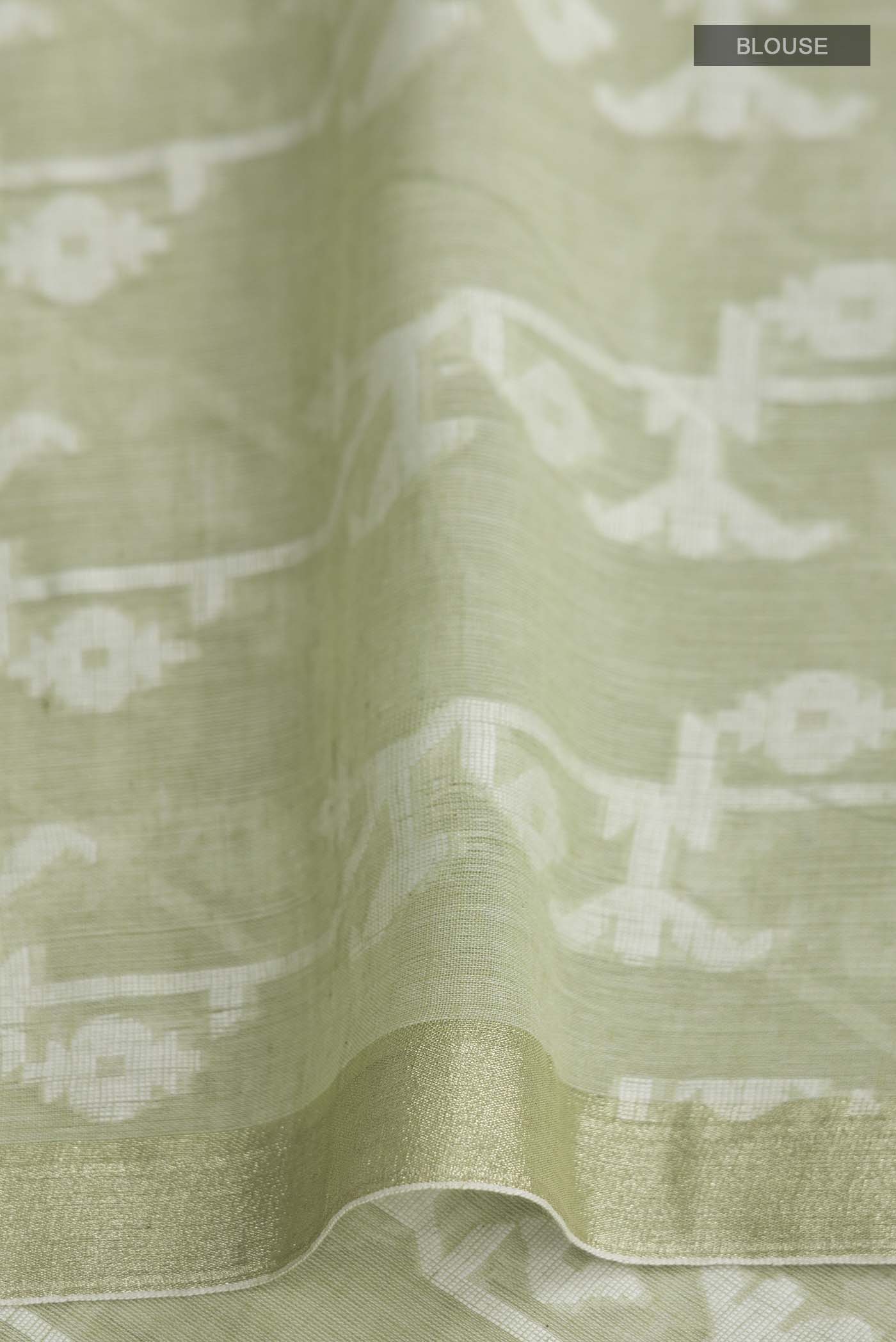 Kadambini-Light Green Bengal Cotton Saree