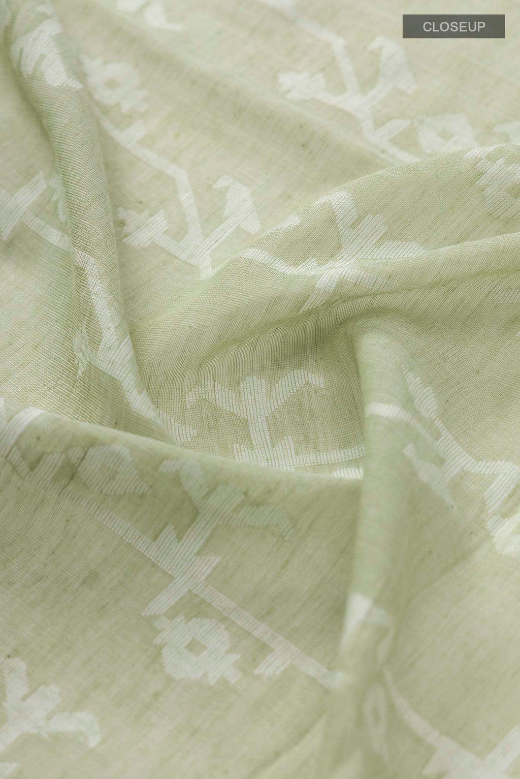 Kadambini-Light Green Bengal Cotton Saree