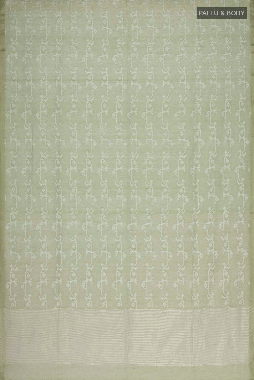 Kadambini-Light Green Bengal Cotton Saree
