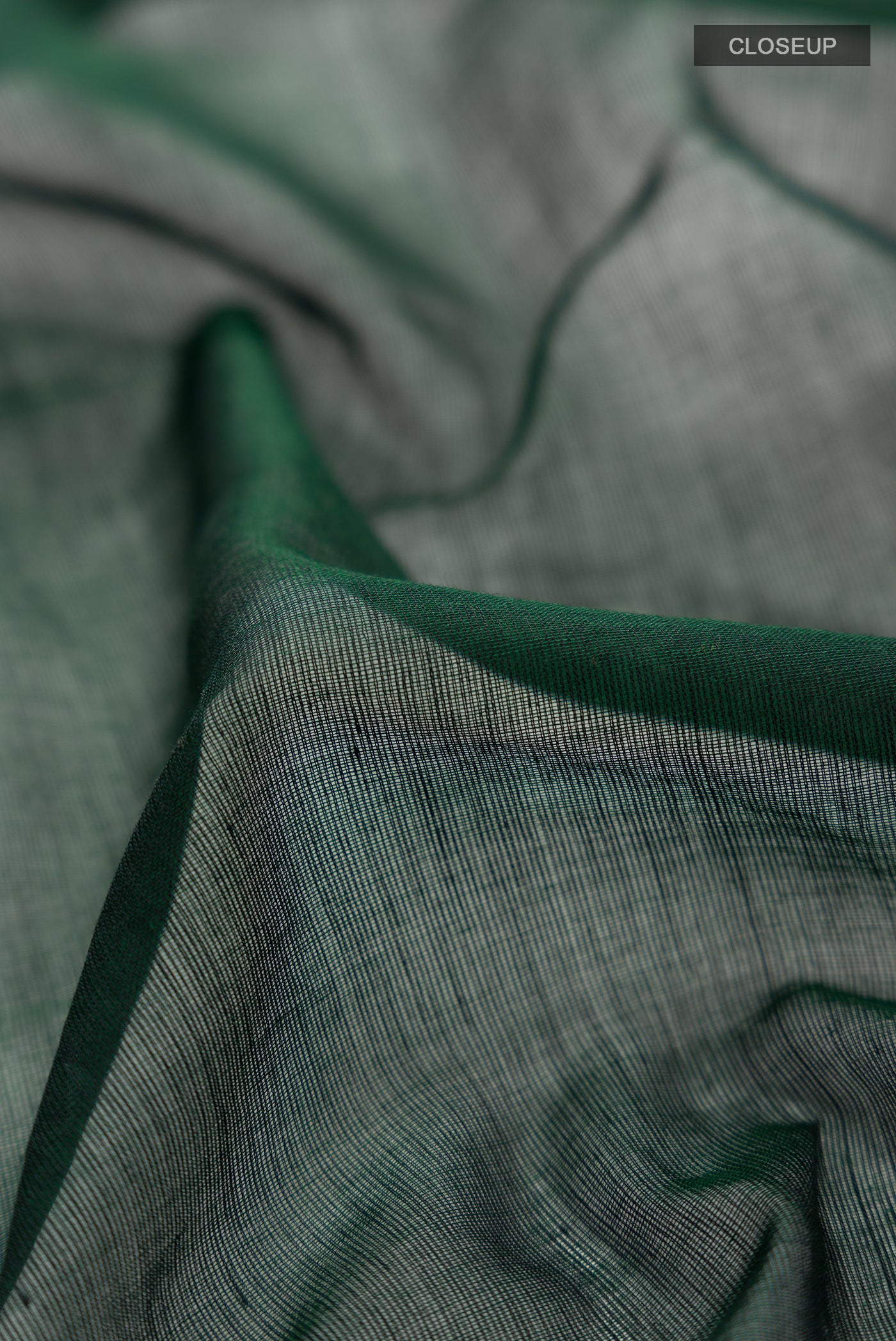 Priyambada-Bottle Green Bengal Cotton Saree