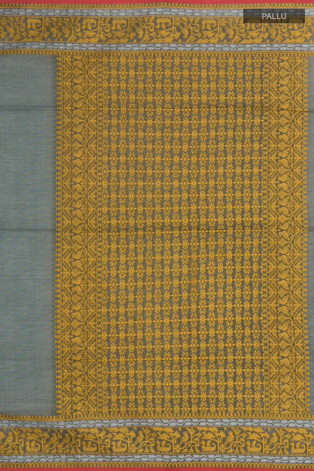 Priyambada-Bottle Green Bengal Cotton Saree