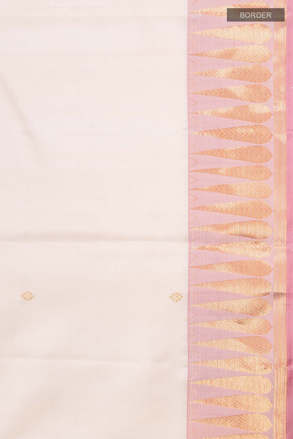Amara-Cream Kanchipuram Silk Saree