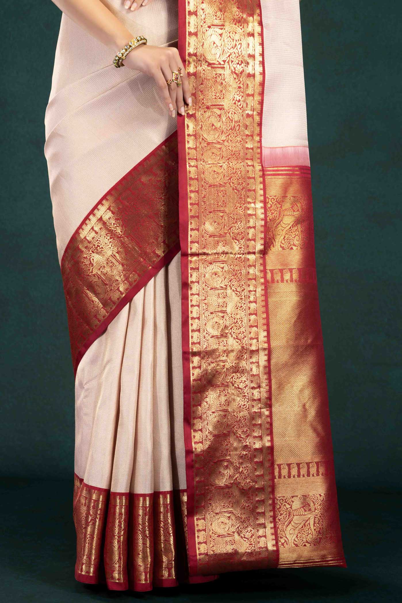 pleats pallu