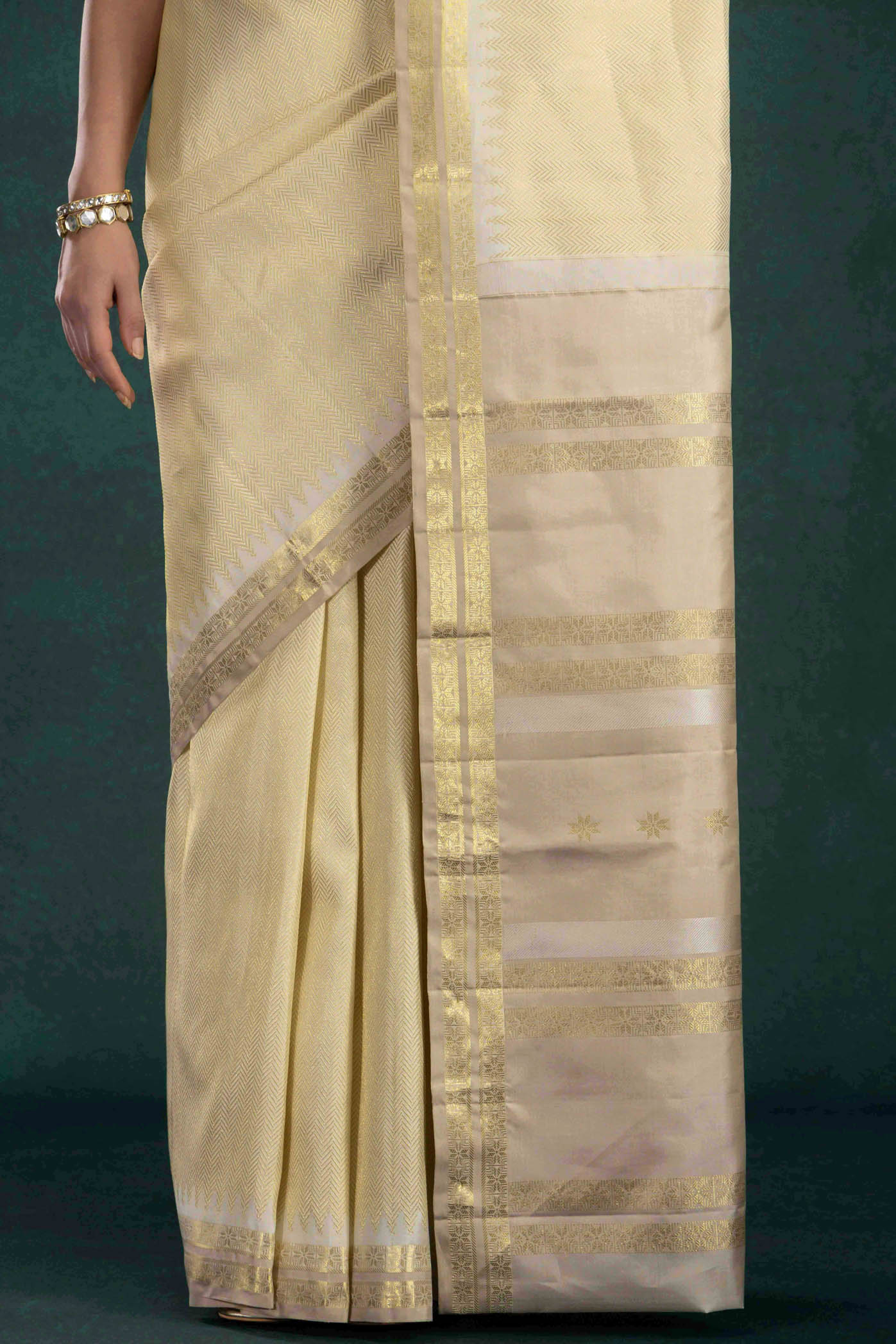 pleats pallu