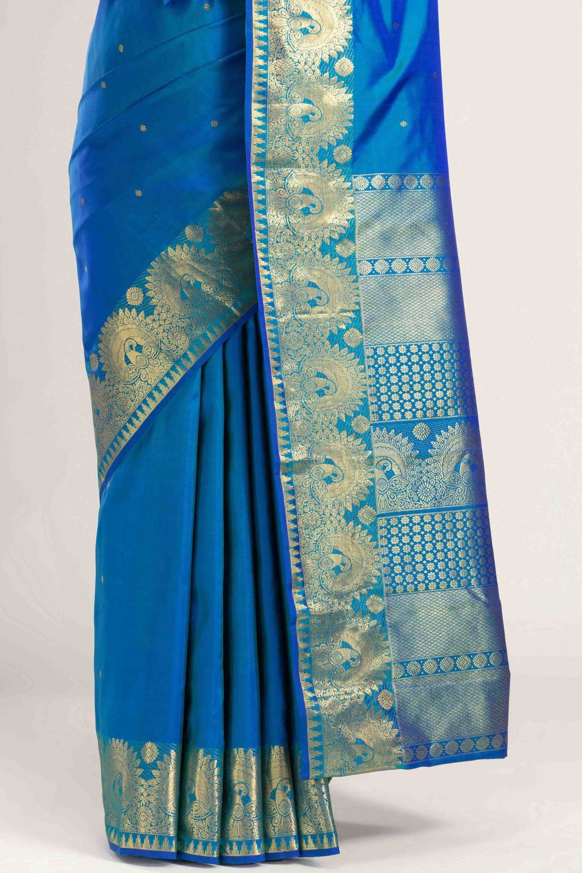 pleats pallu