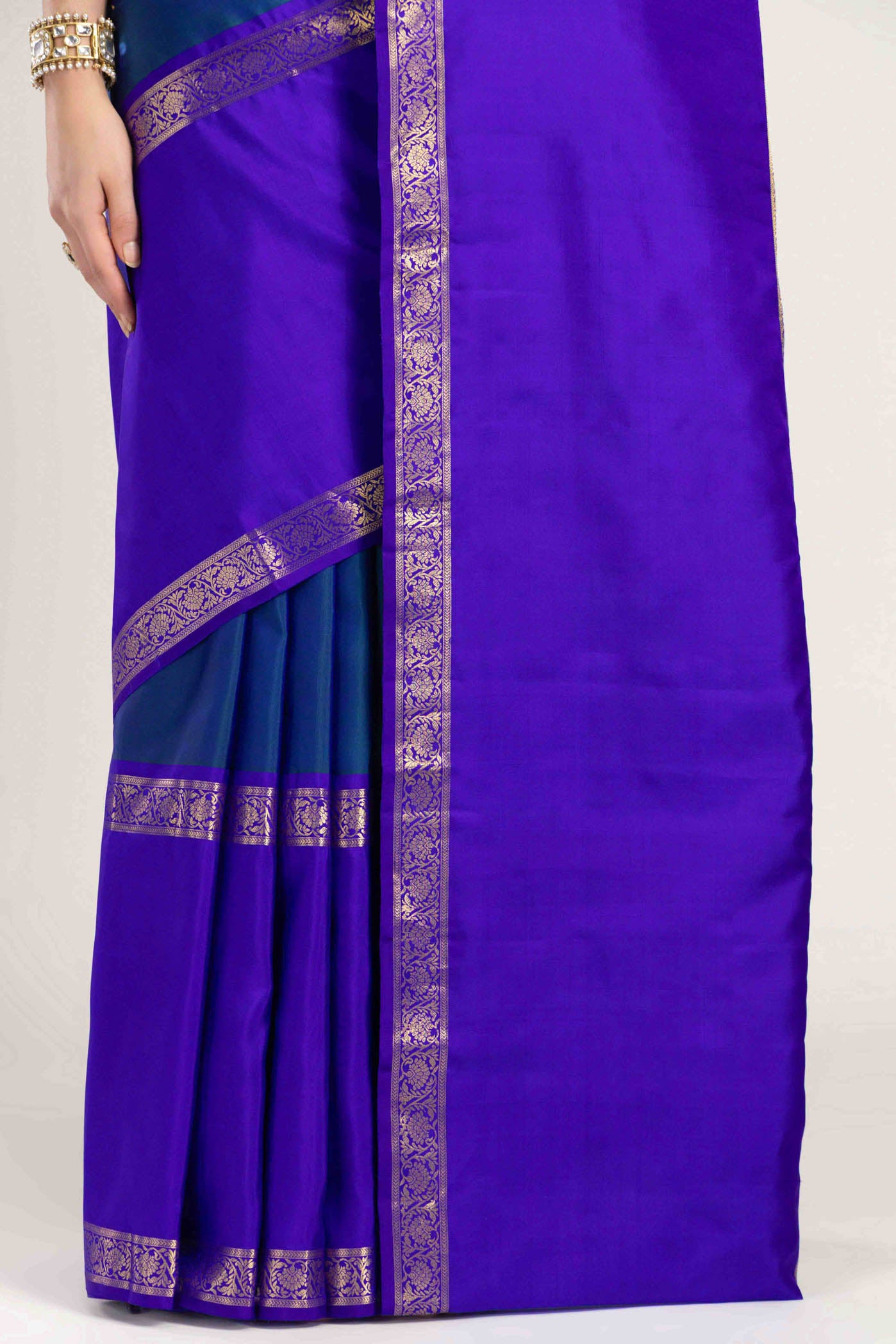 pleats pallu