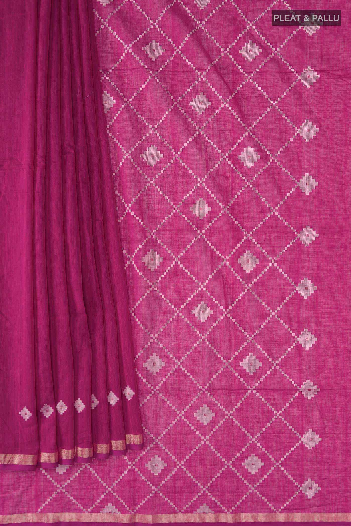 pleats pallu