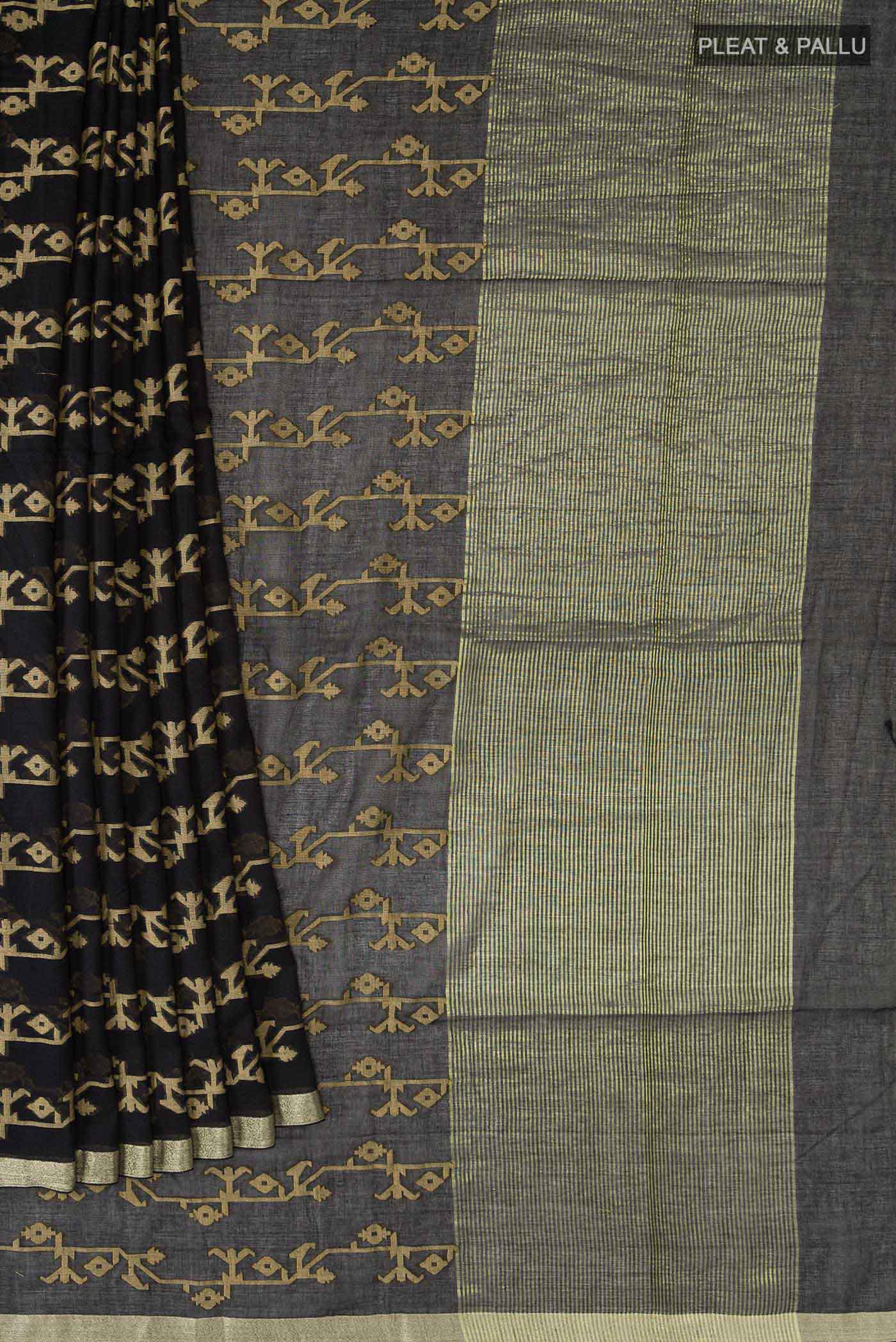 pleats pallu
