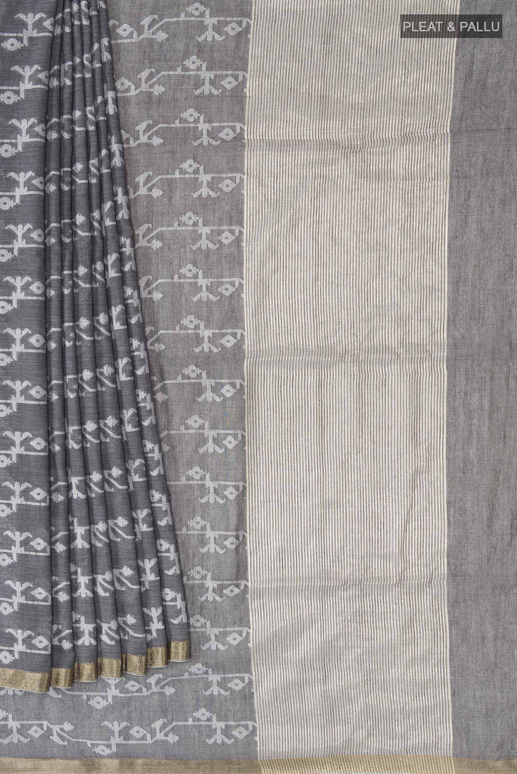 pleats pallu