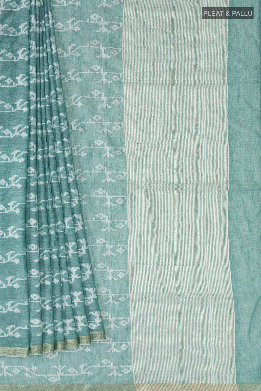 pleats pallu