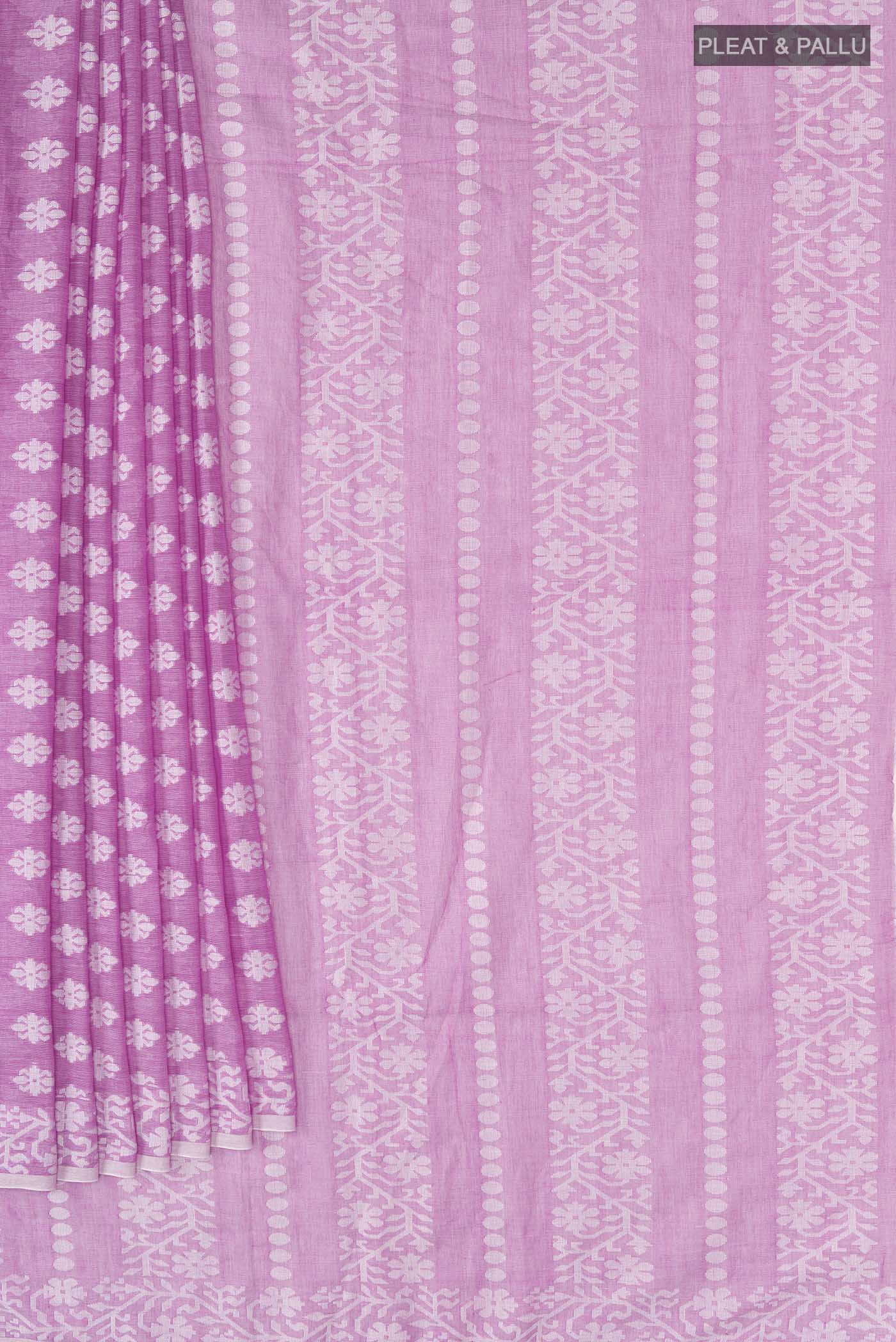pleats pallu