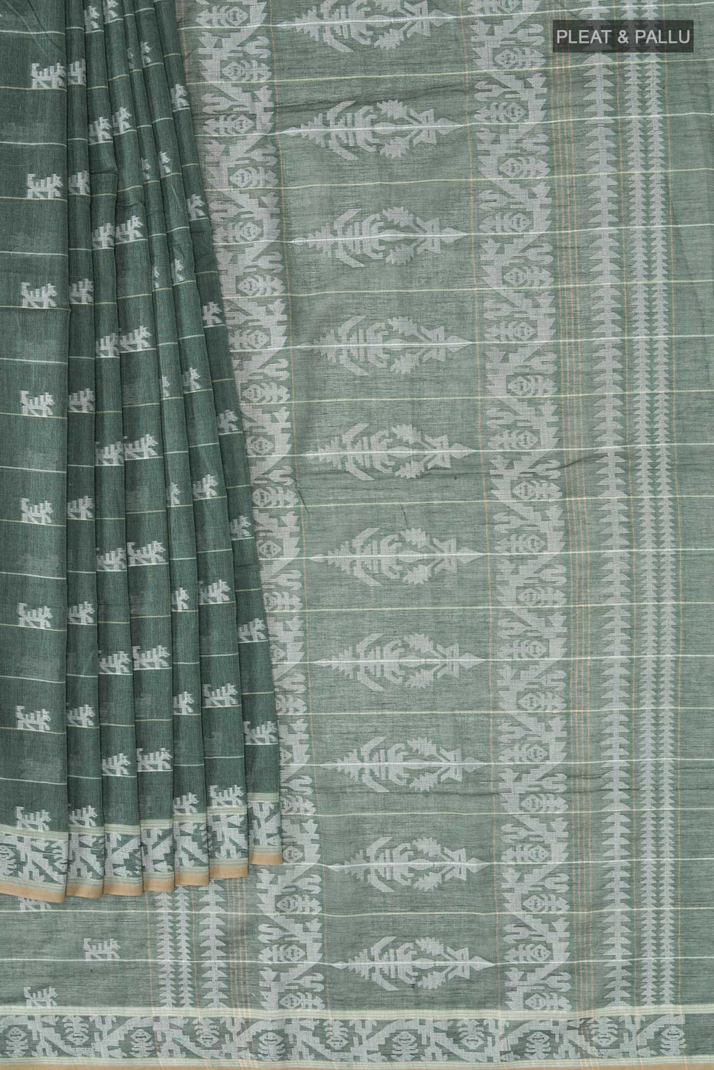 pleats pallu