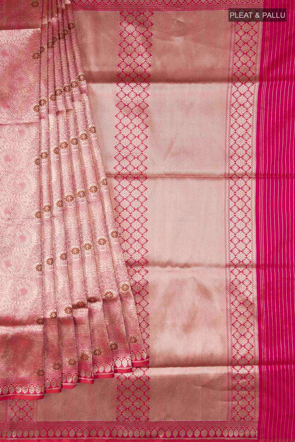 pleats pallu