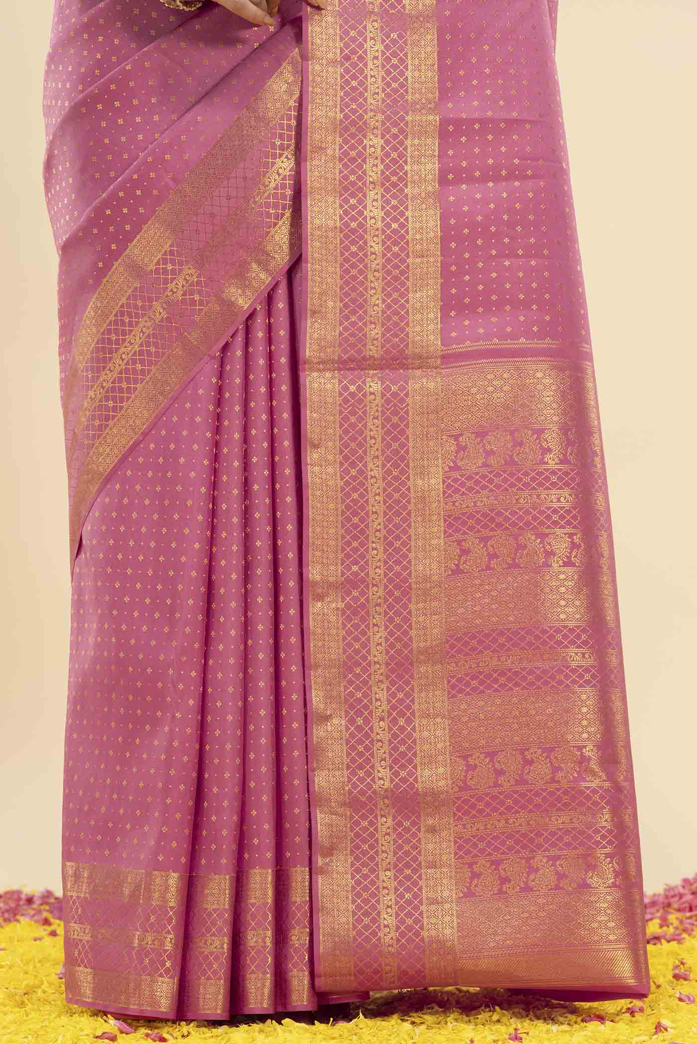 pleats pallu