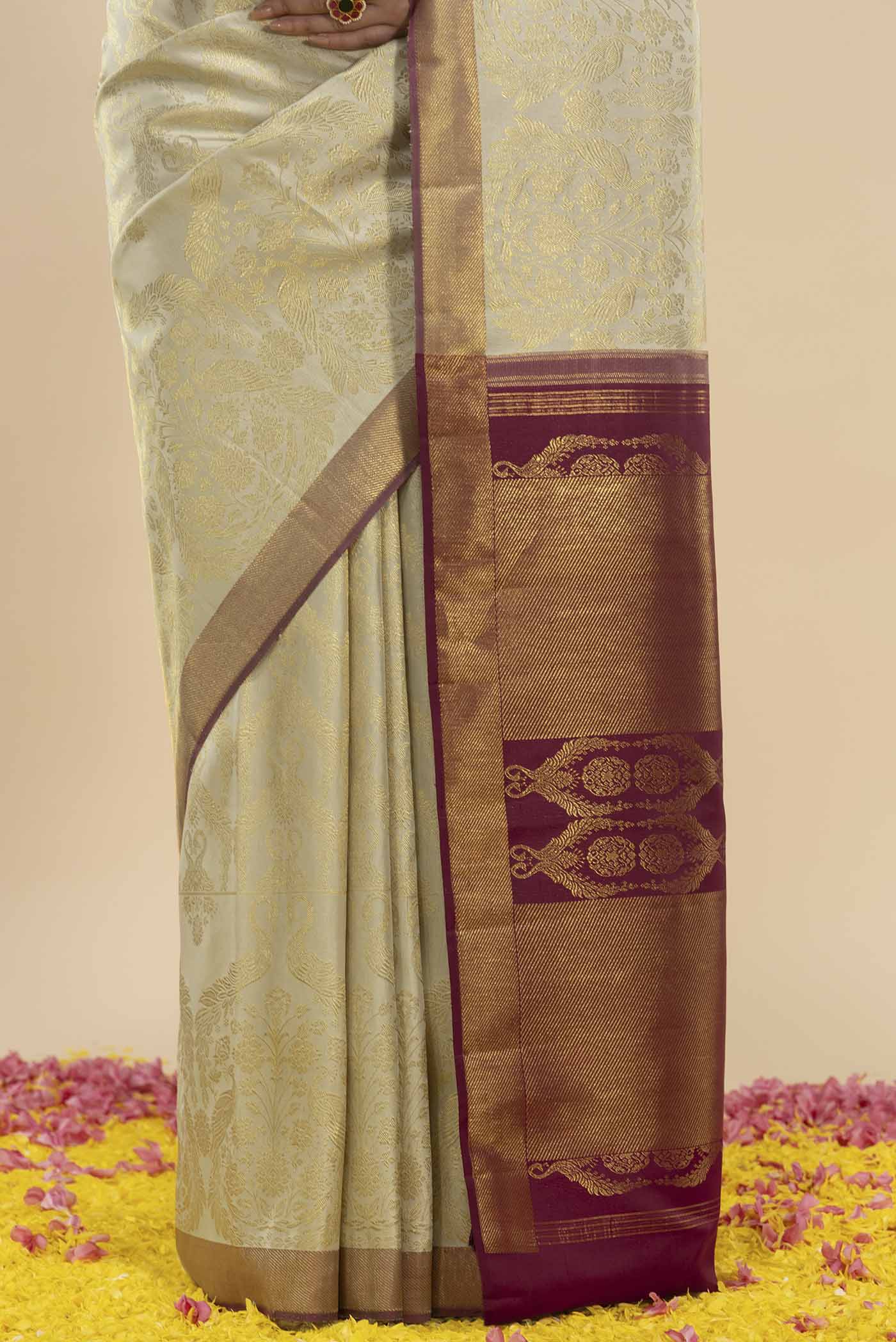 pleats pallu