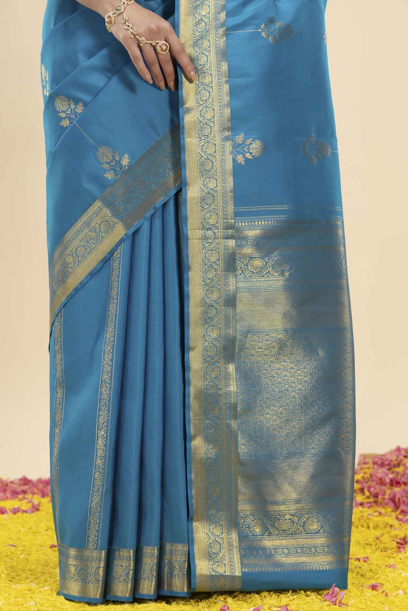 pleats pallu