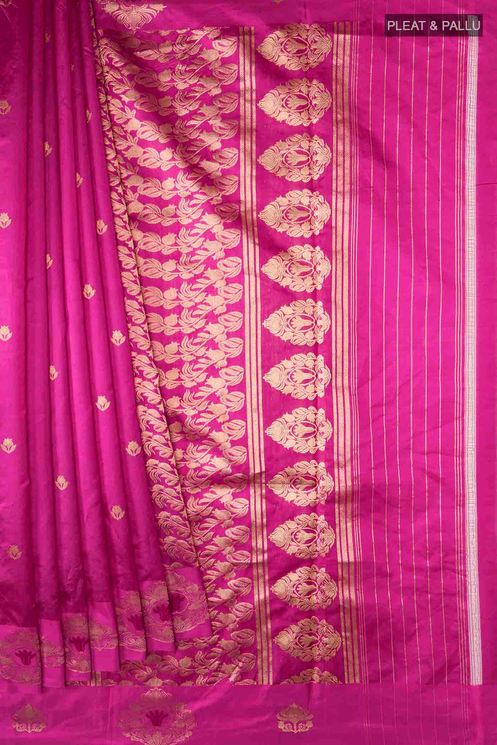 pleats pallu