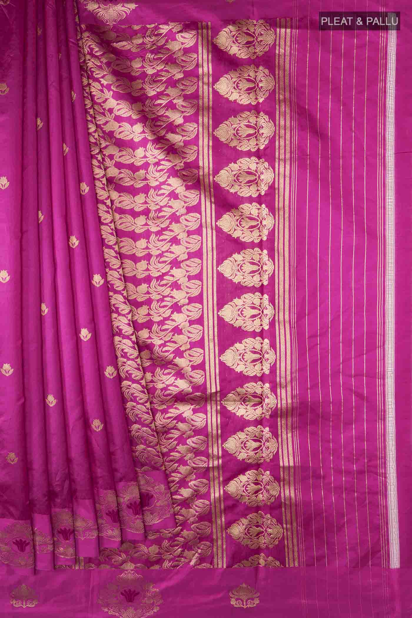 pleats pallu