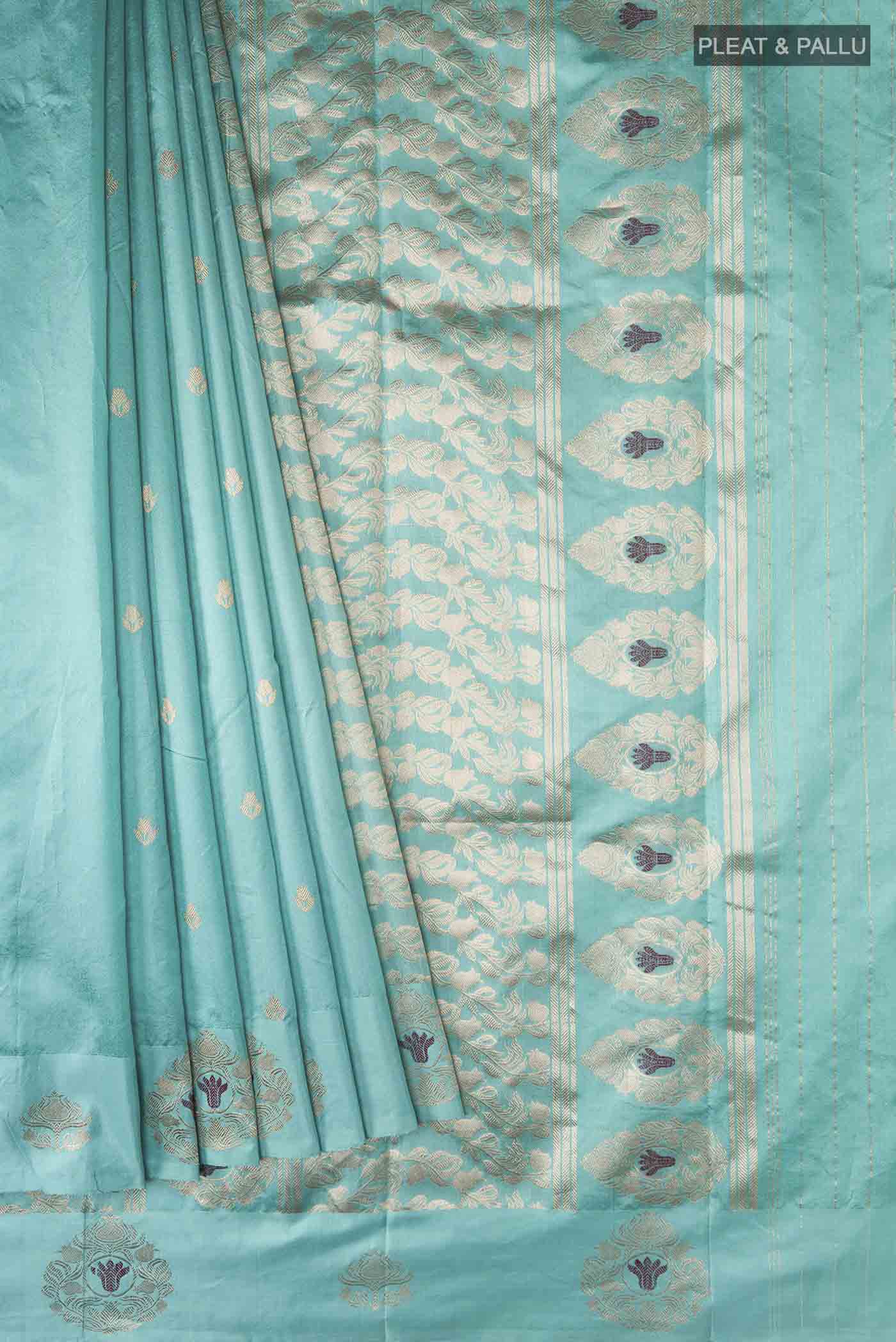pleats pallu
