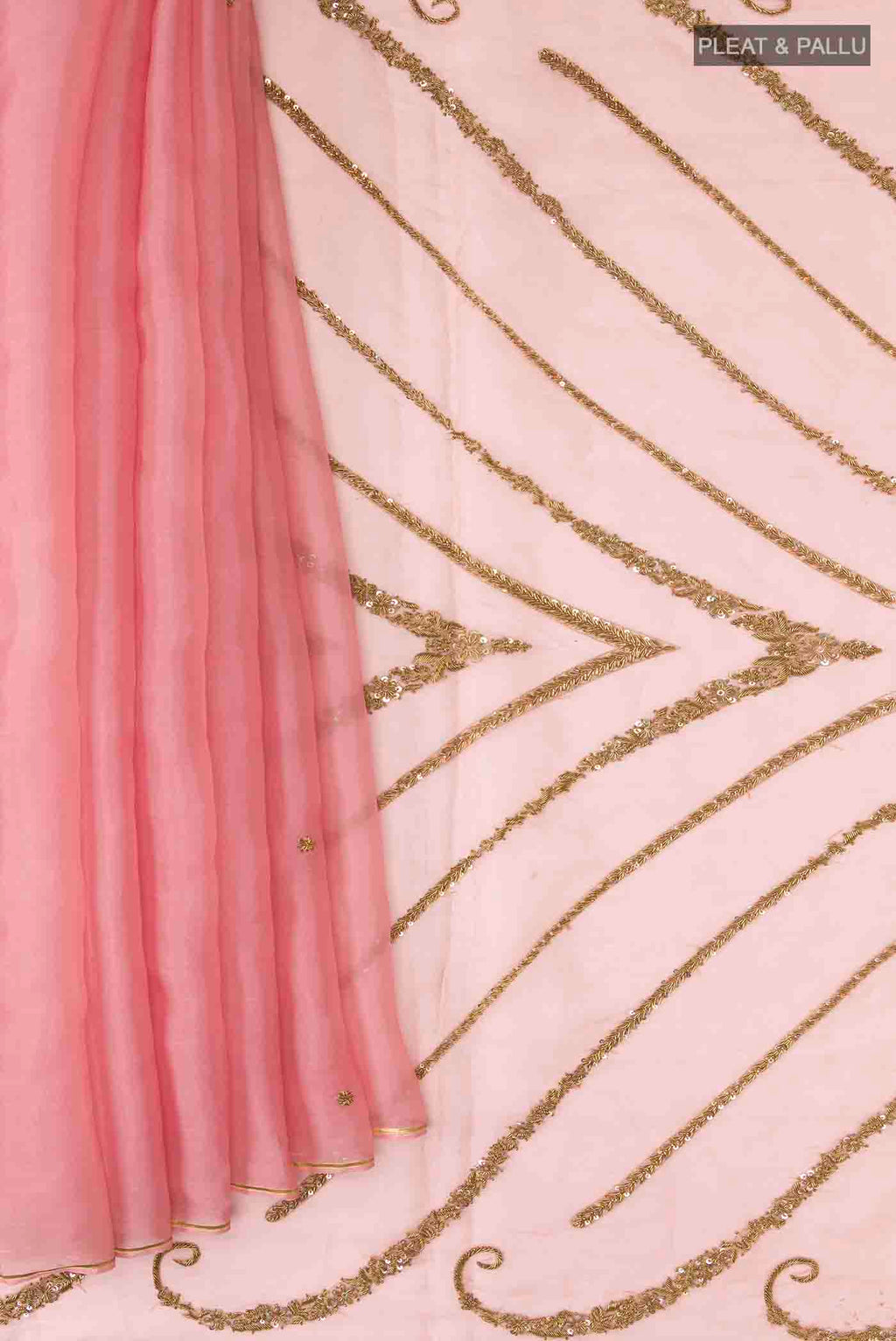 pleats pallu