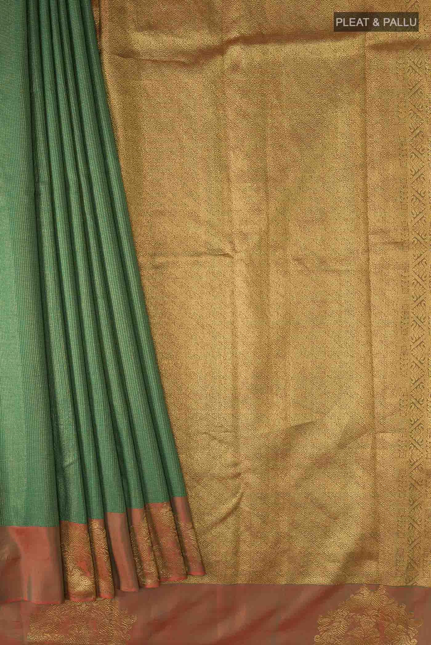 pleats pallu