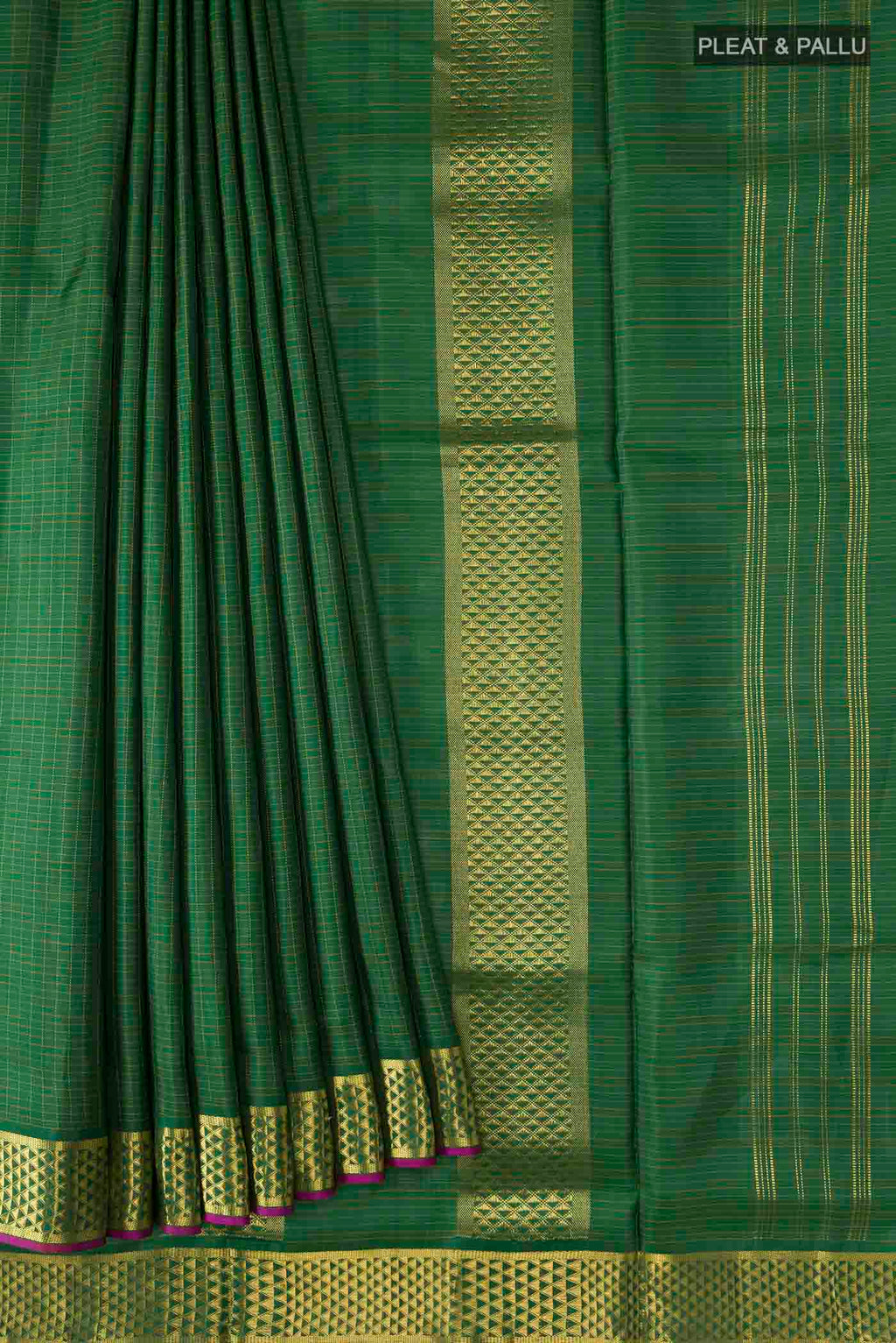 pleats pallu