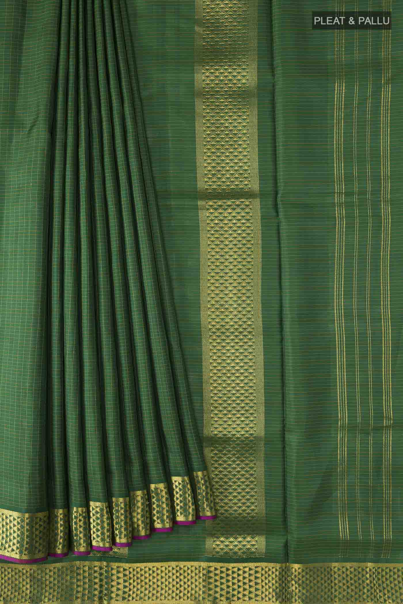 pleats pallu
