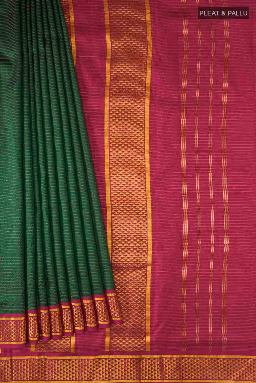 pleats pallu
