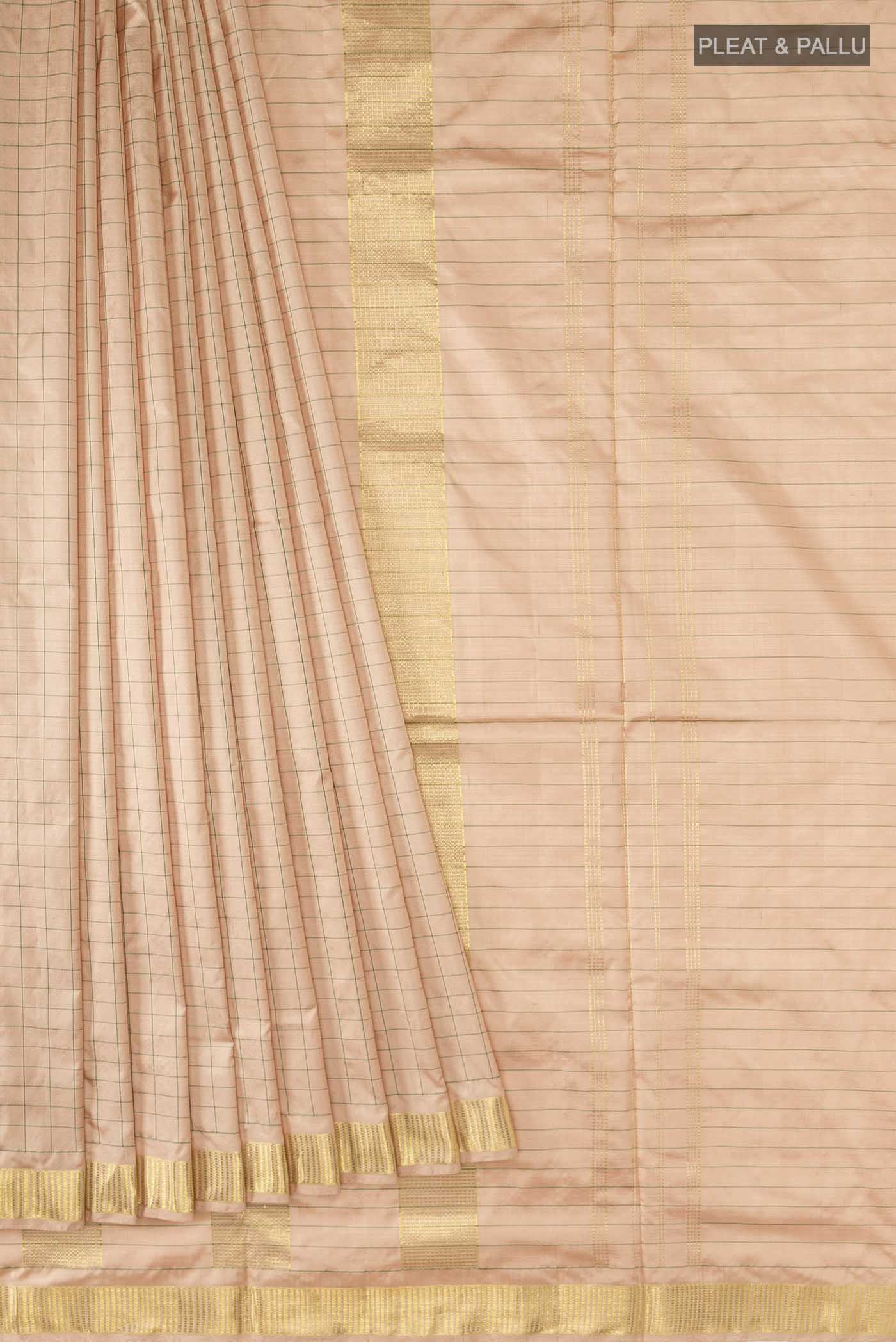 pleats pallu