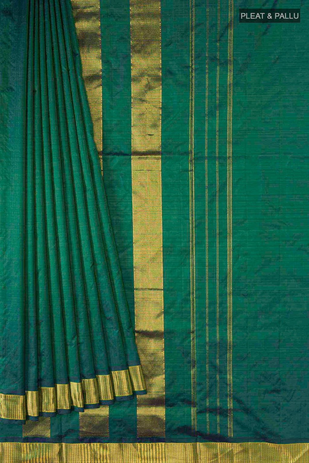 pleats pallu