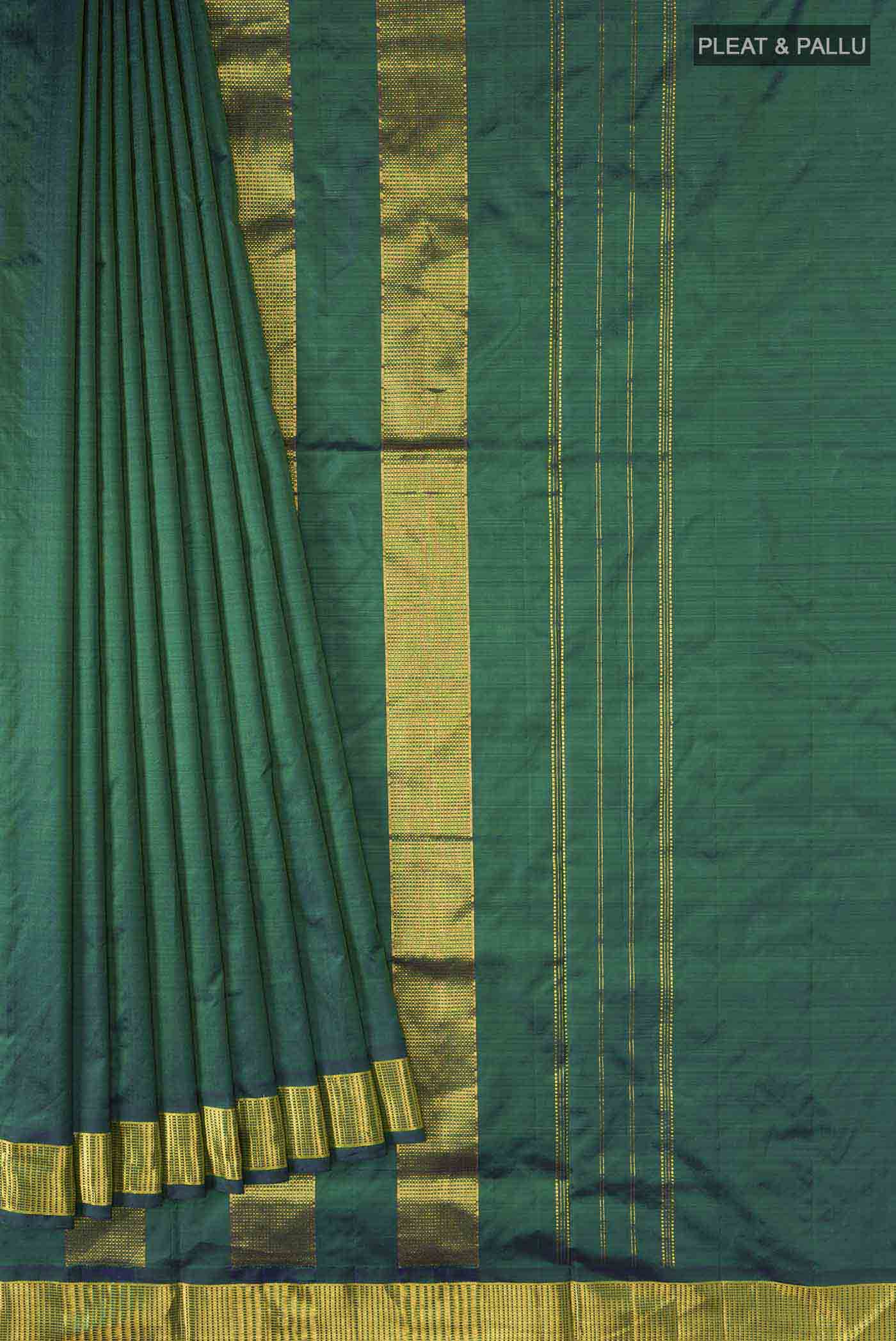 pleats pallu