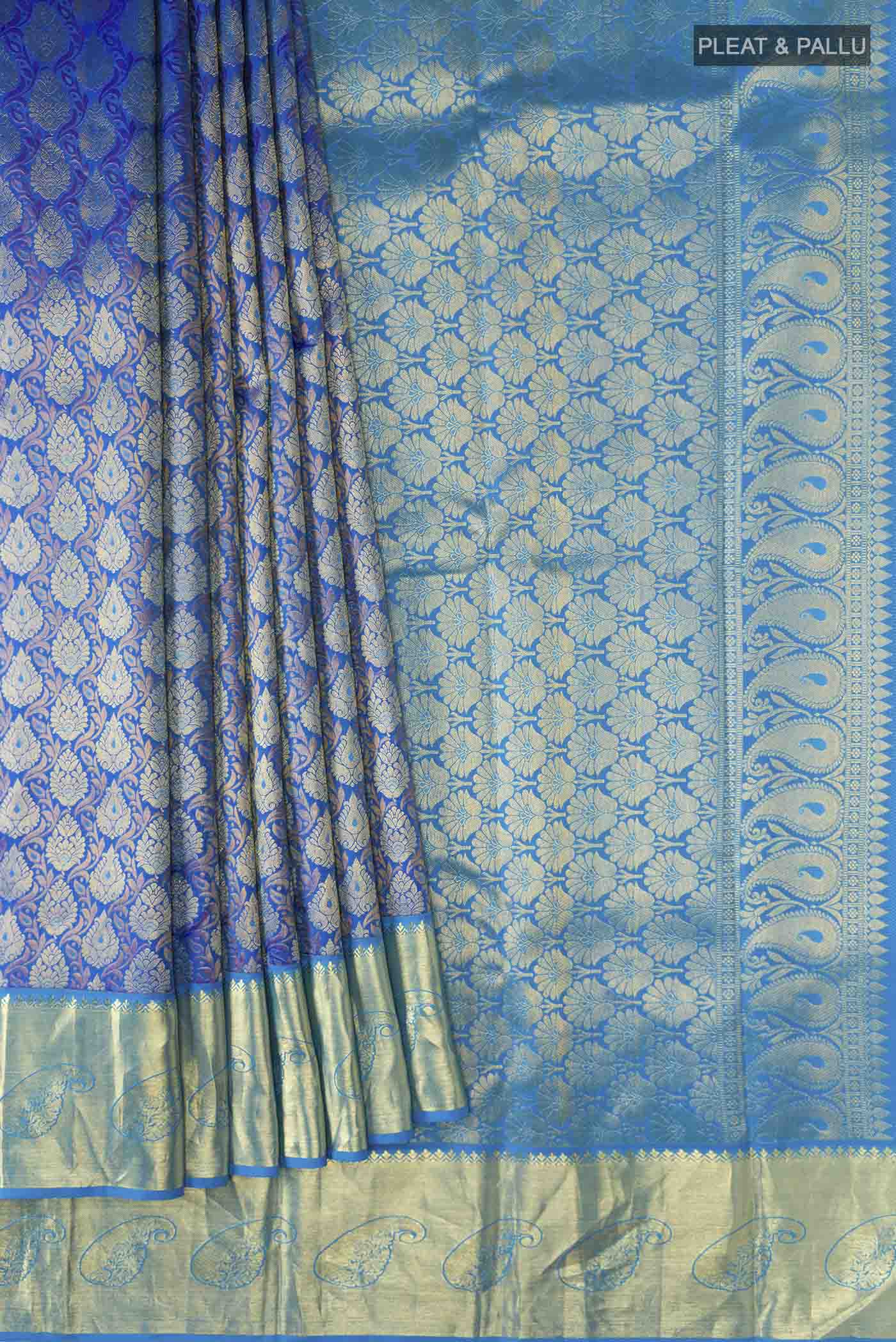 pleats pallu