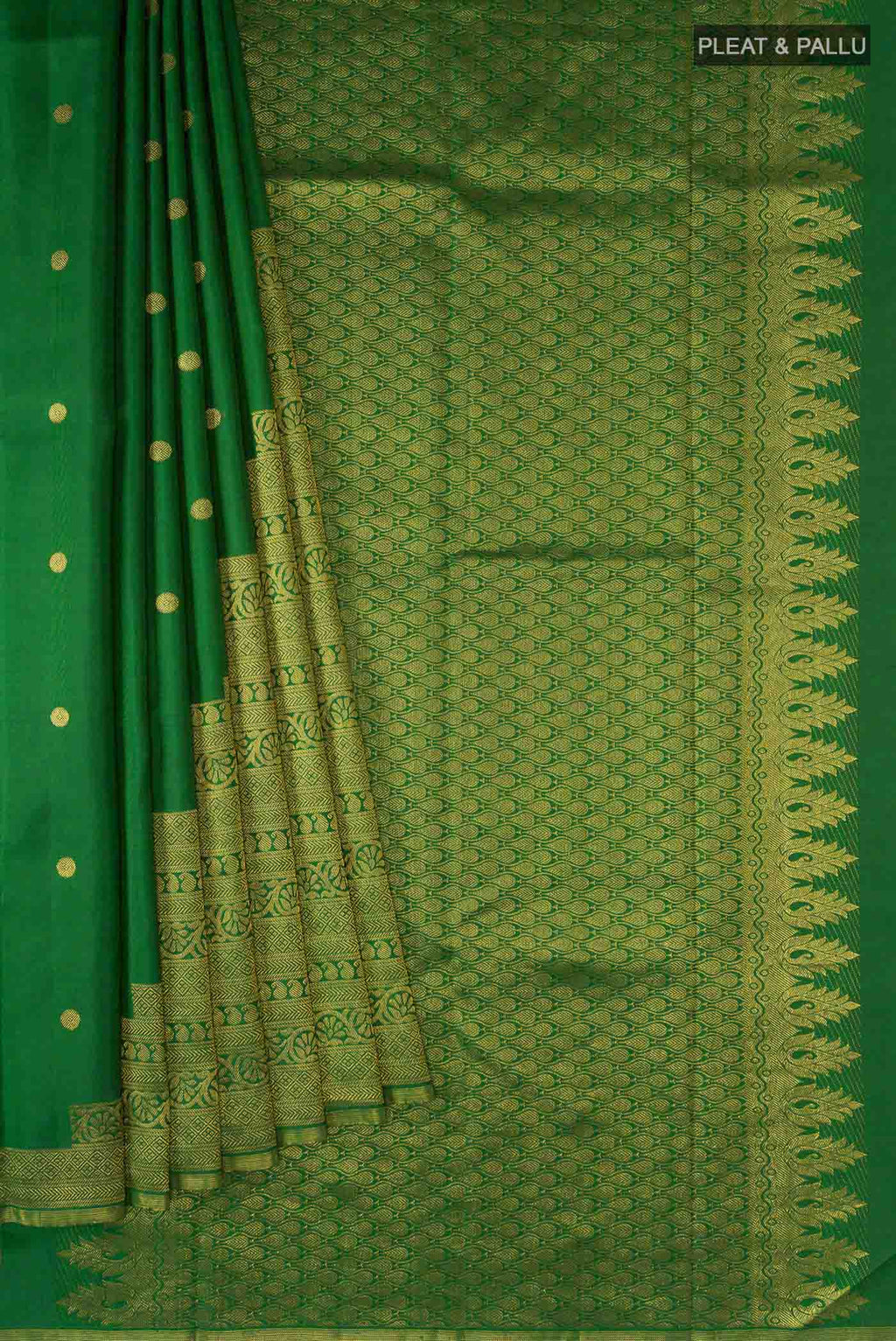 pleats pallu