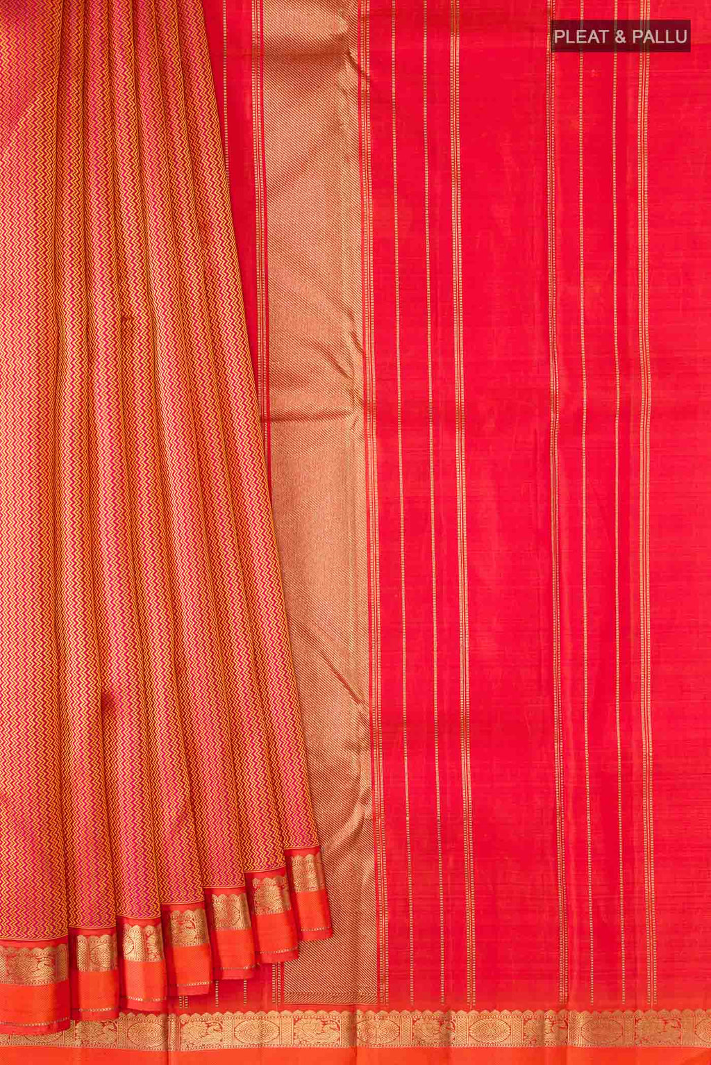pleats pallu