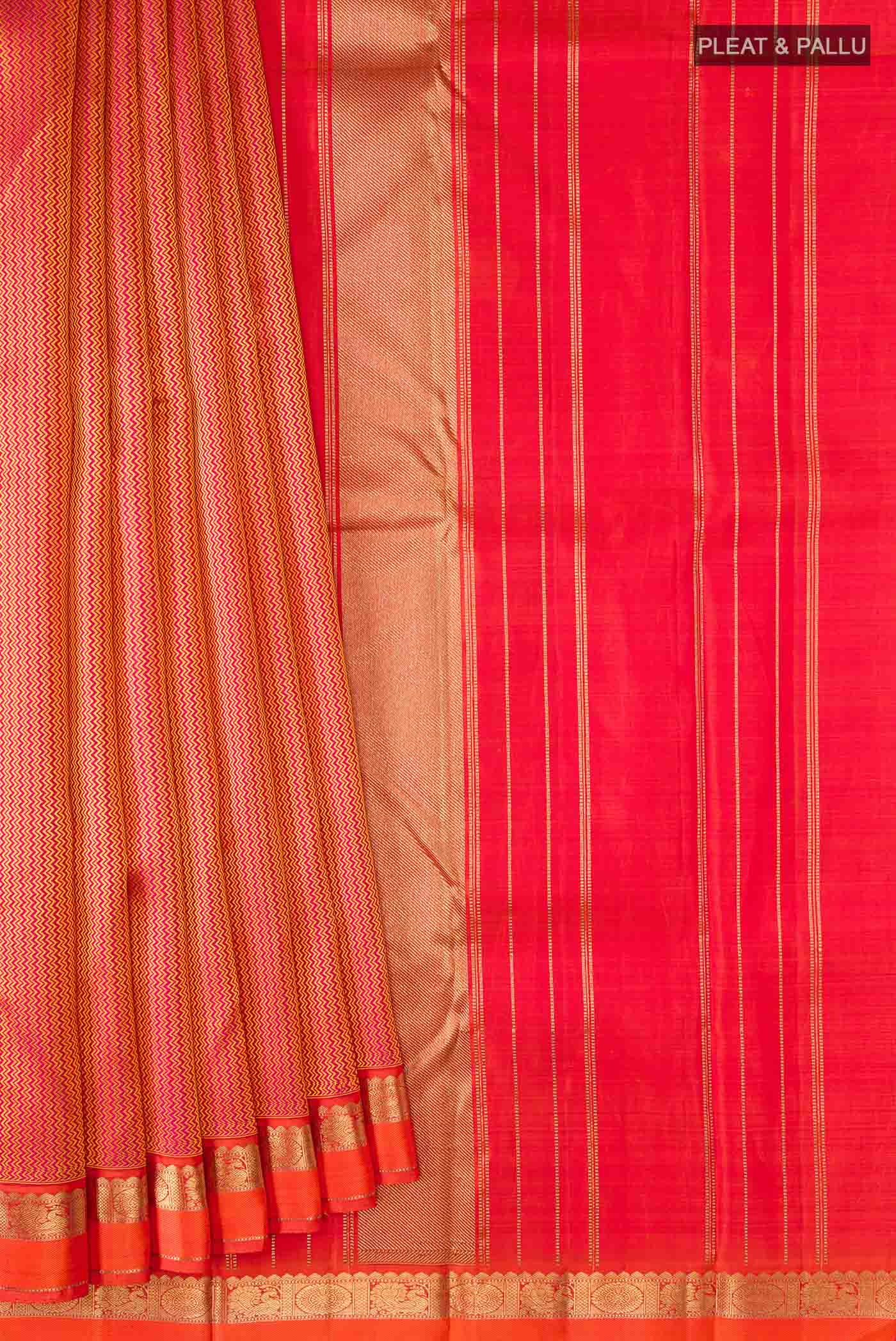 pleats pallu