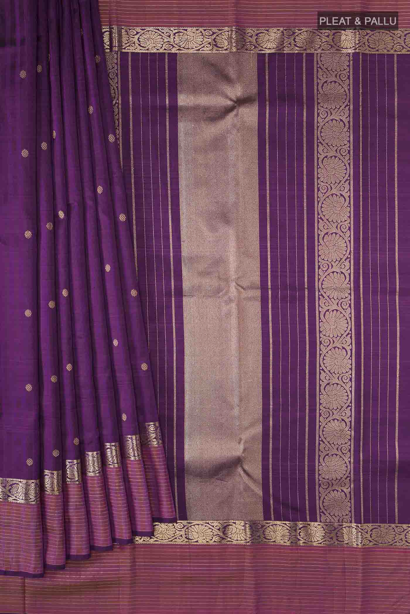 pleats pallu