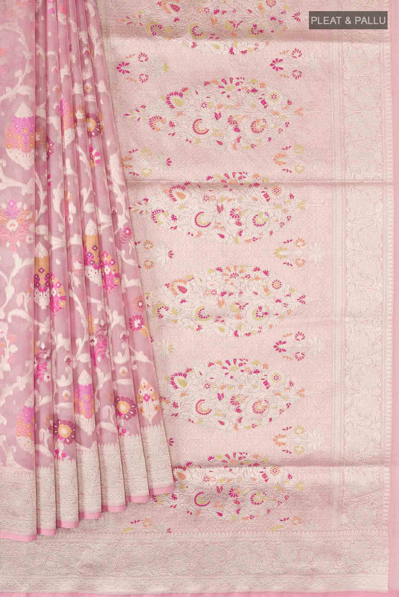 pleats pallu