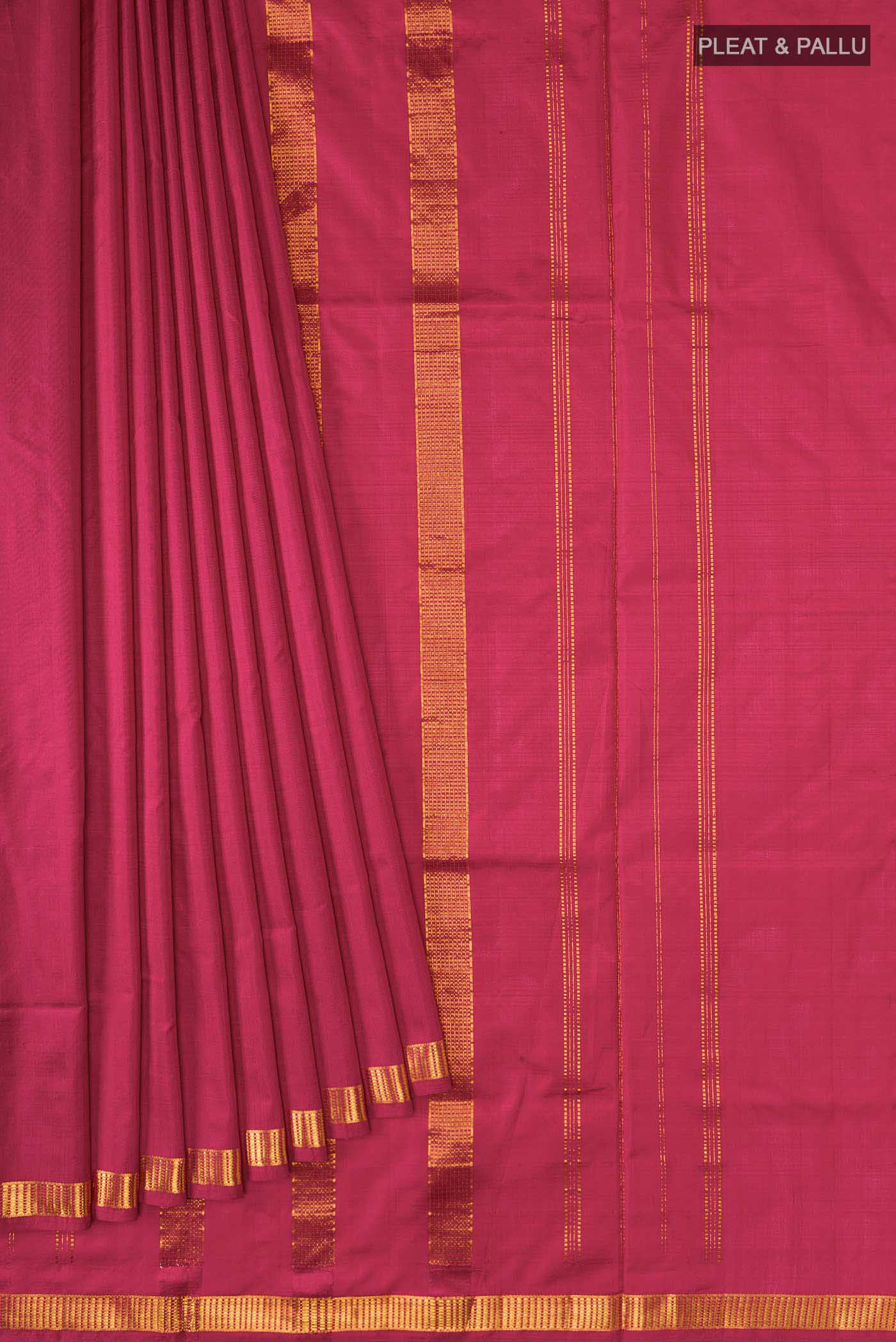 pleats pallu