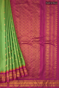 pleats pallu
