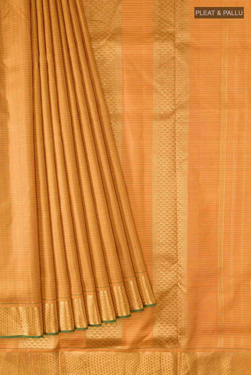 pleats pallu