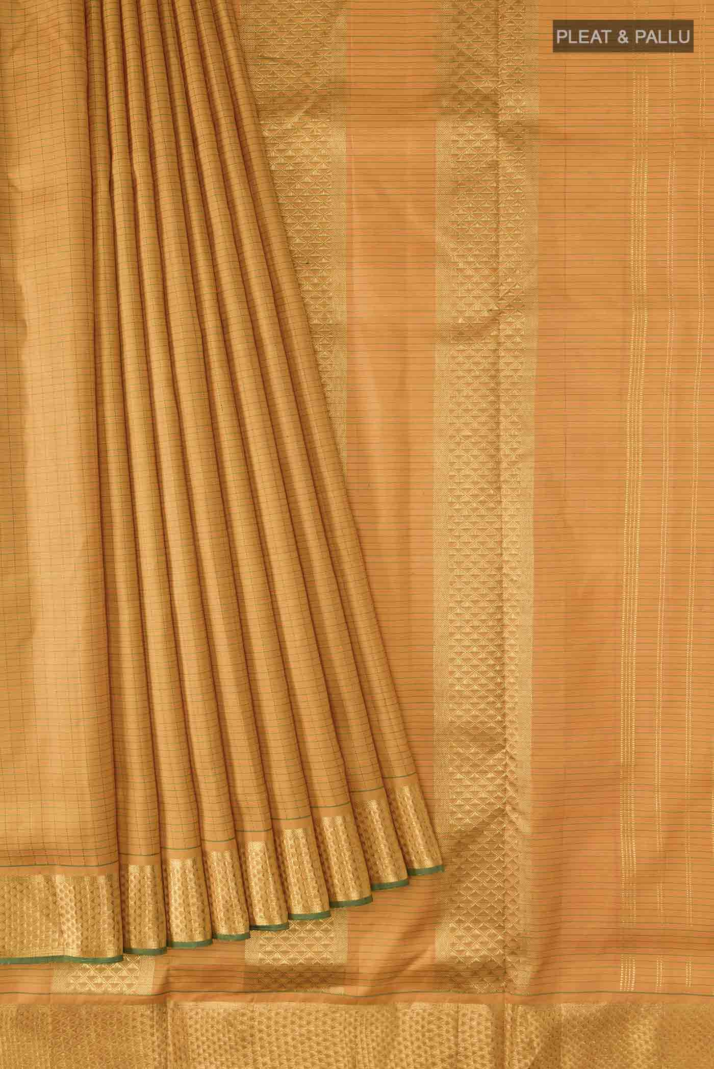 pleats pallu