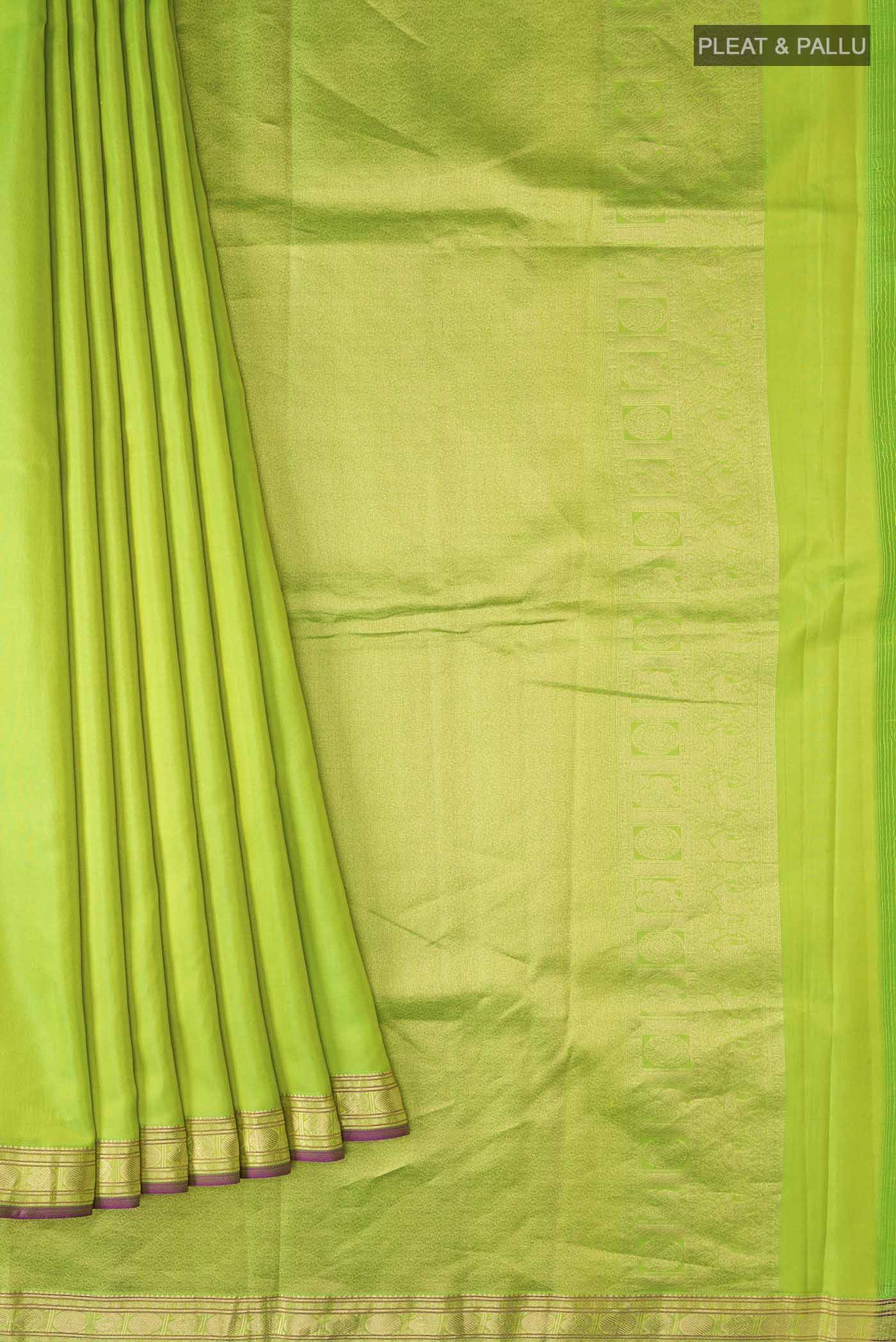 pleats pallu